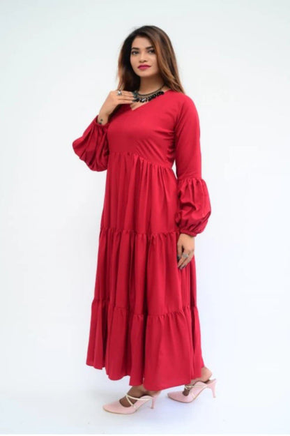 Fancy Delta silk flare dress