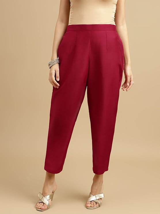 Maroon embroidered Kurta Pant with Dupatta suit