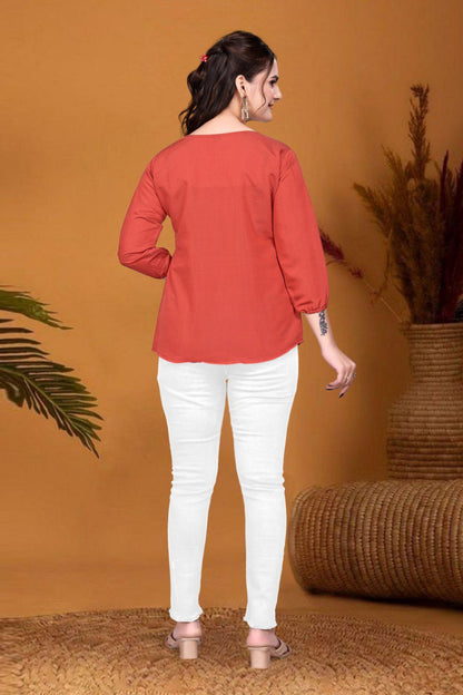 Casual Embroidered Women fancy Top