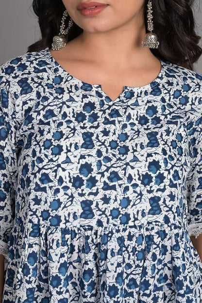 Woman fancy Cotton Printed top