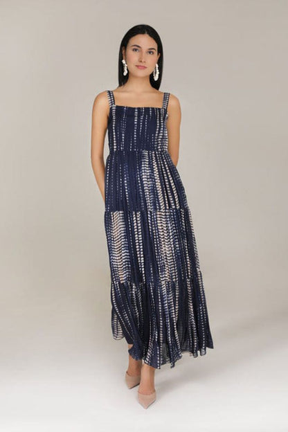 Fancy Georgette  chain printed long dress