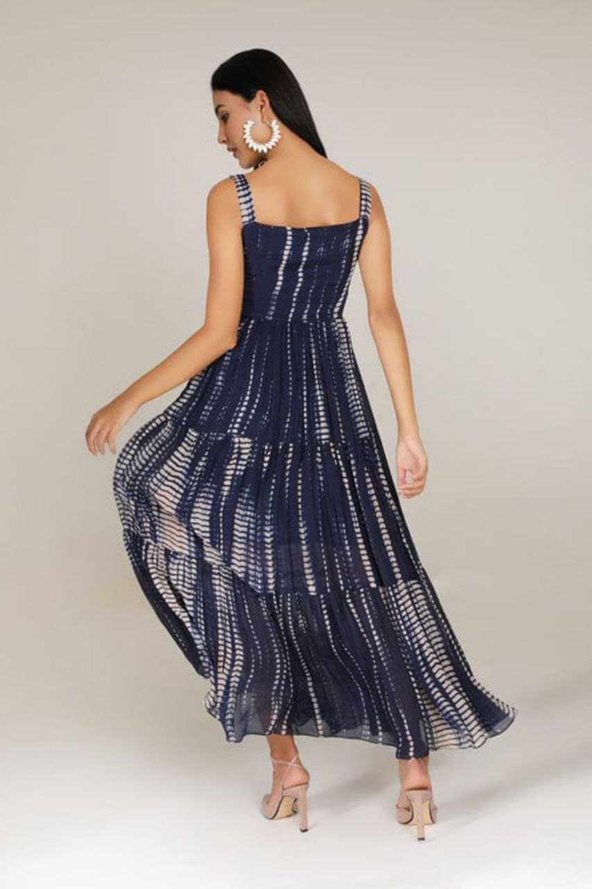 Fancy Georgette  chain printed long dress