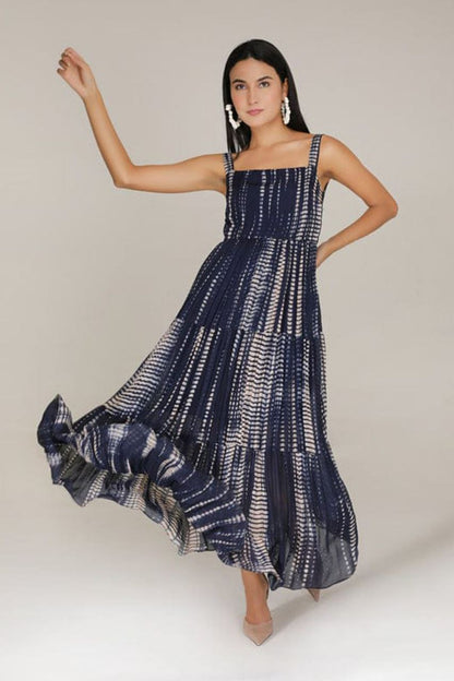 Fancy Georgette  chain printed long dress